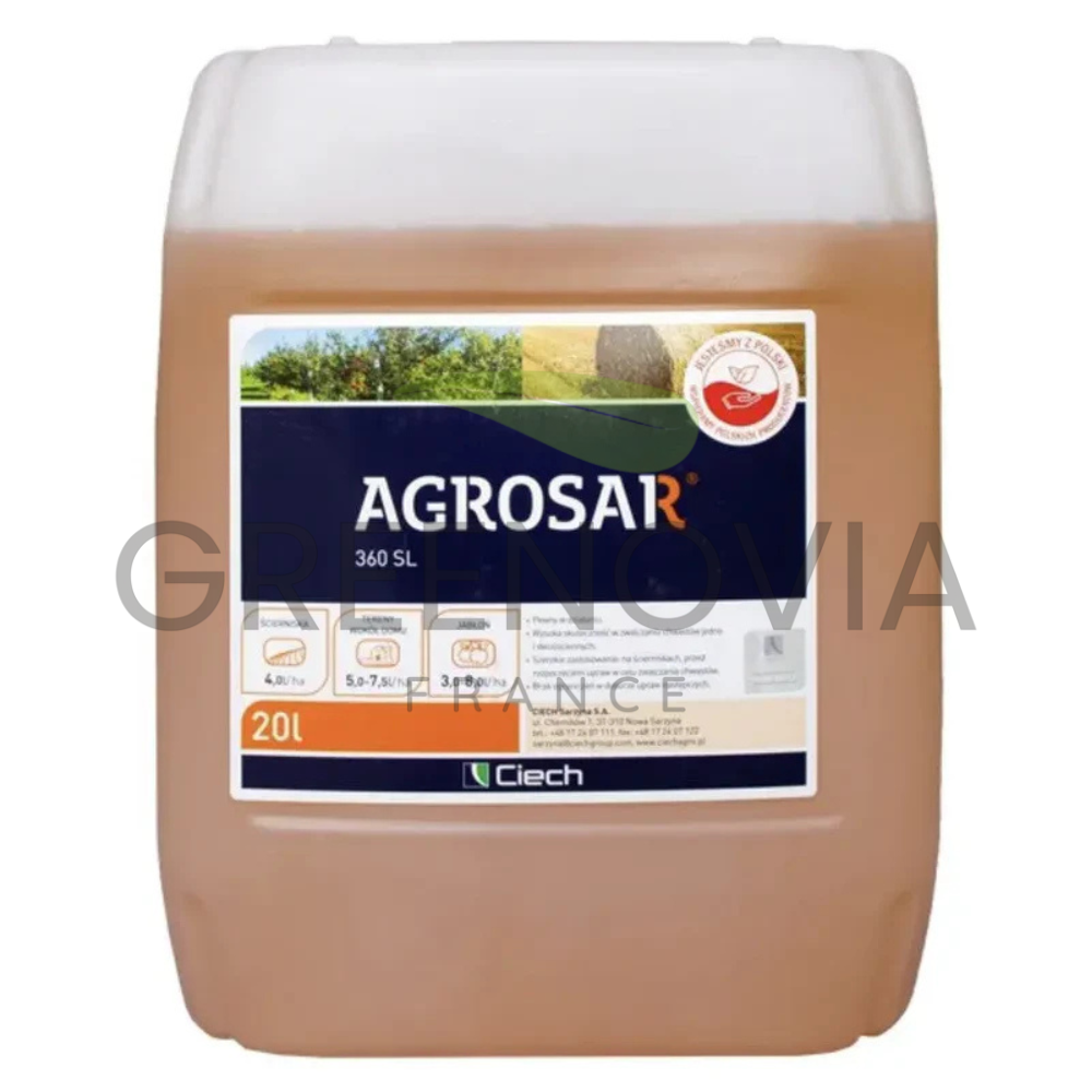 Agrosar 360 SL – Herbicide total au glyphosate 360 g/L | 20L