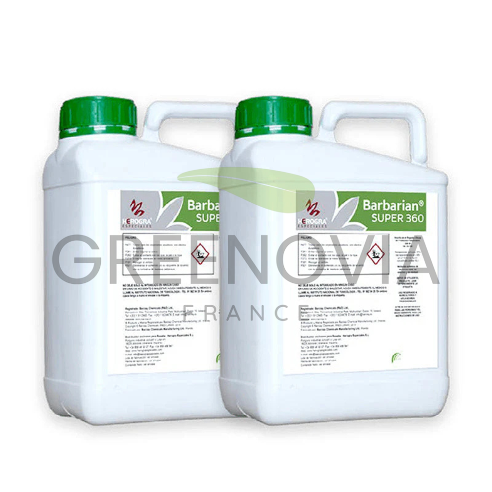 Barbarian Glyphosate Lot 2×5L – Désherbant Grandes Surfaces