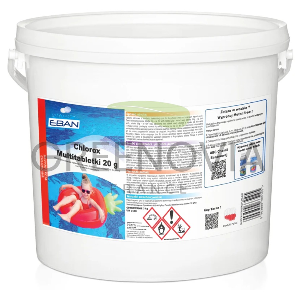 Chlorox Multitabs 20g – Comprimés Chlore Multifonction | 3kg
