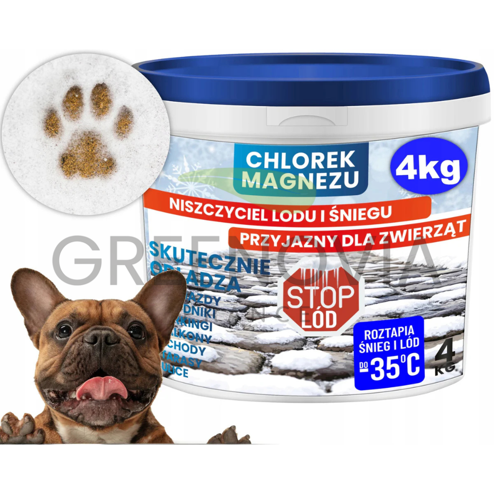Chlorure de Magnésium 4kg – Fondant de glace respectueux des surfaces