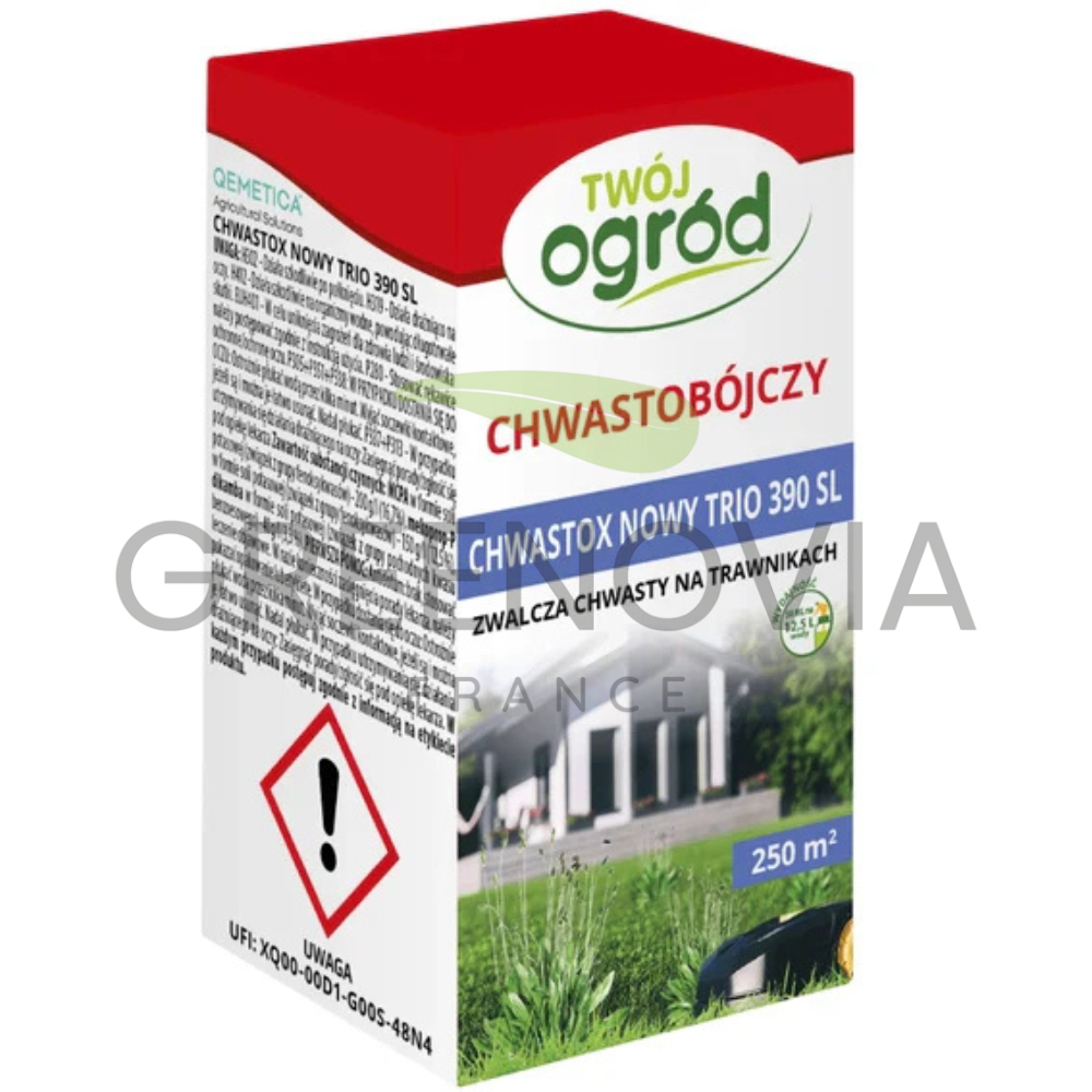 Chwastox Nowy Trio 390 SL 50ml – Herbicide triple action pour pelouses