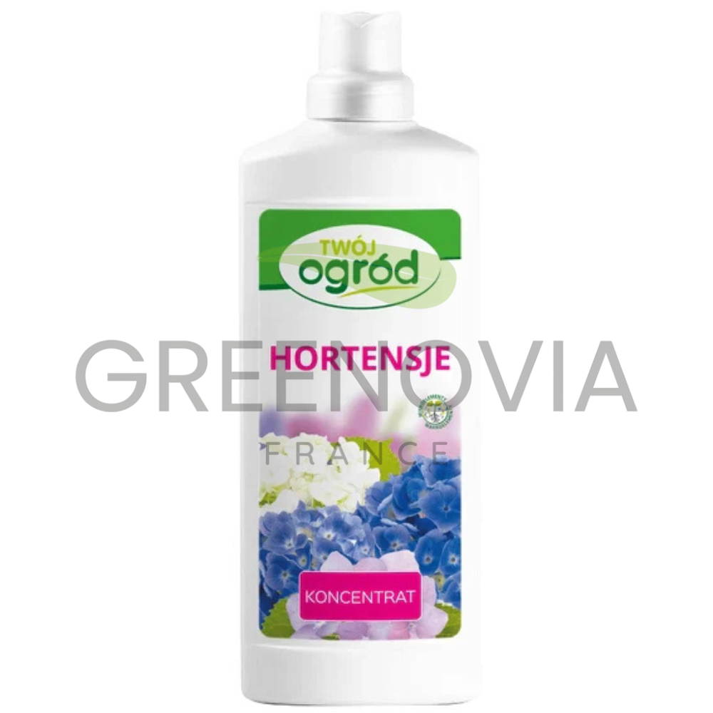 Engrais Liquide Hortensias 900ml - Floraison Intense et Couleurs Éclatantes