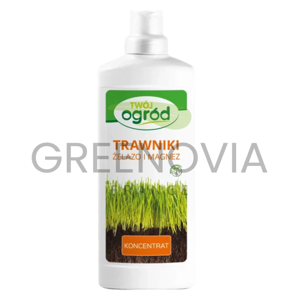 Engrais Liquide Pelouse Fer et Magnésium 900ml - Gazon Vert et Dense