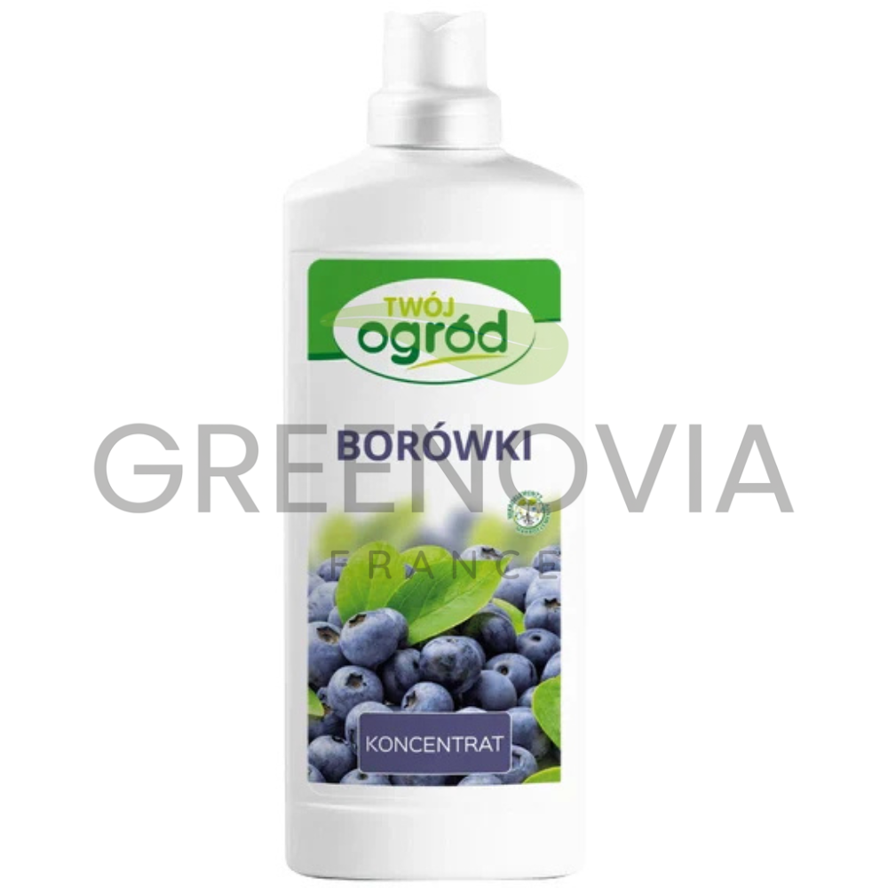 Engrais liquide pour myrtilles 900ml – Nutrition acidifiante pour petits fruits