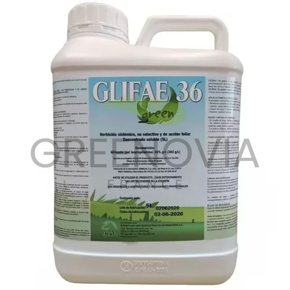 Glifae Herbicide 360 g/L 5L – Désherbant Concentré Usage Extérieur