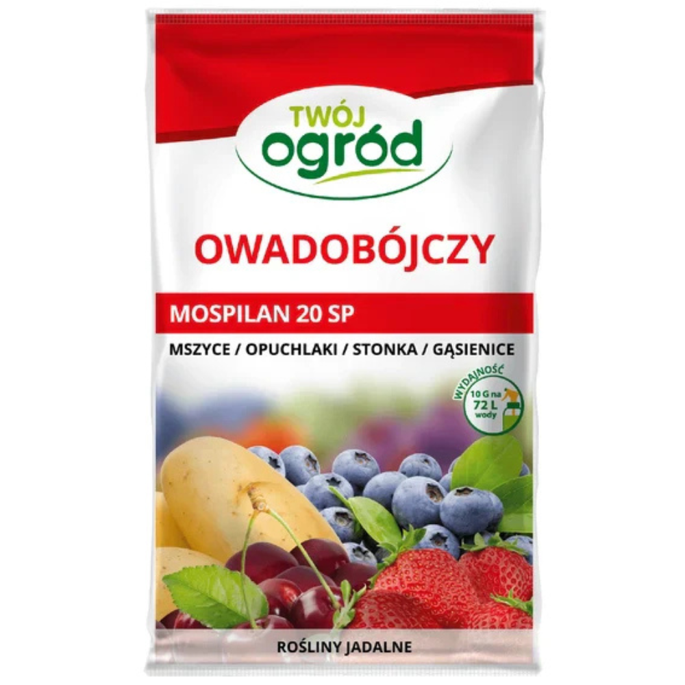 Mospilan 20 SP 10g pour plantes comestibles (Acétamipride) – Insecticide systémique pour potager et verger