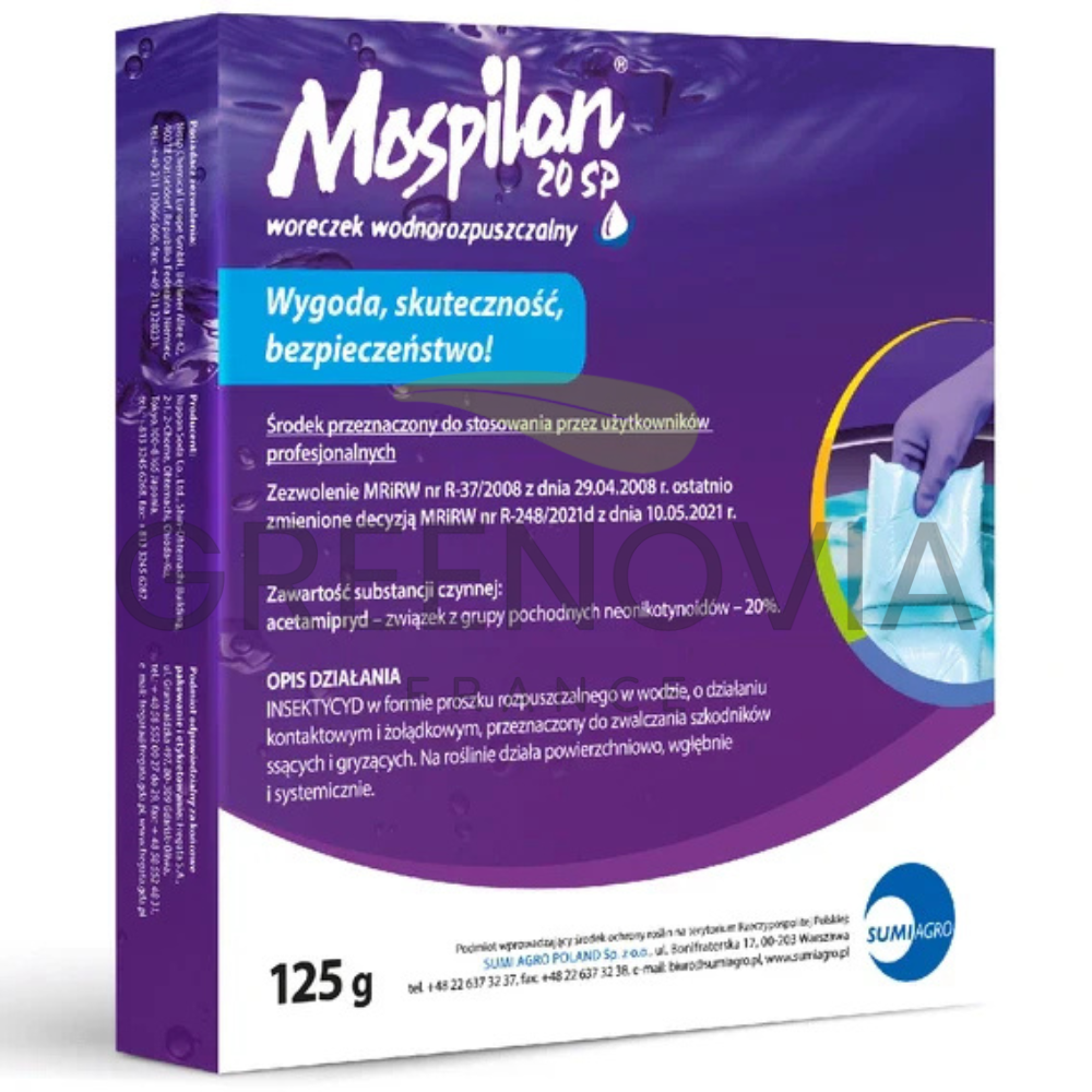 Mospilan 20 SP Sumi Agro 125g – Insecticide Systémique Anti-Ravageurs