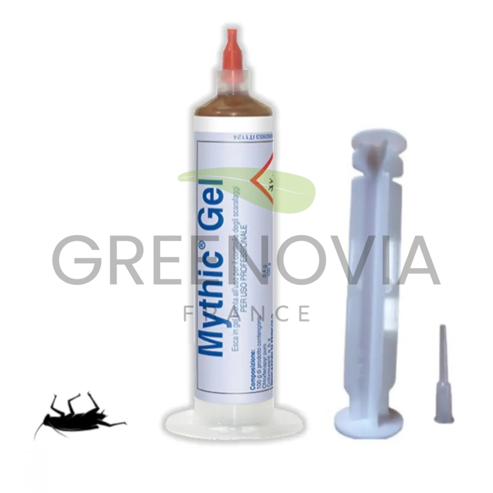 Mythic Gel – Gel anti-cafards et blattes | Appât insecticide professionnel haute efficacité