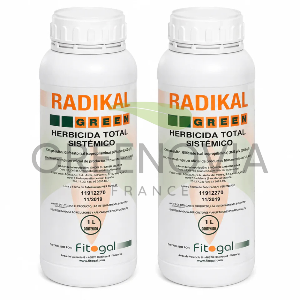 RADIKAL Solution Concentrée 2×1L – Entretien des Espaces Extérieurs