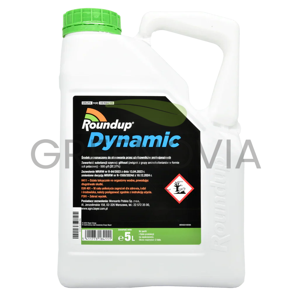 ROUNDUP DYNAMIC 5L – Herbicide Professionnel Glyphosate 500 g/L