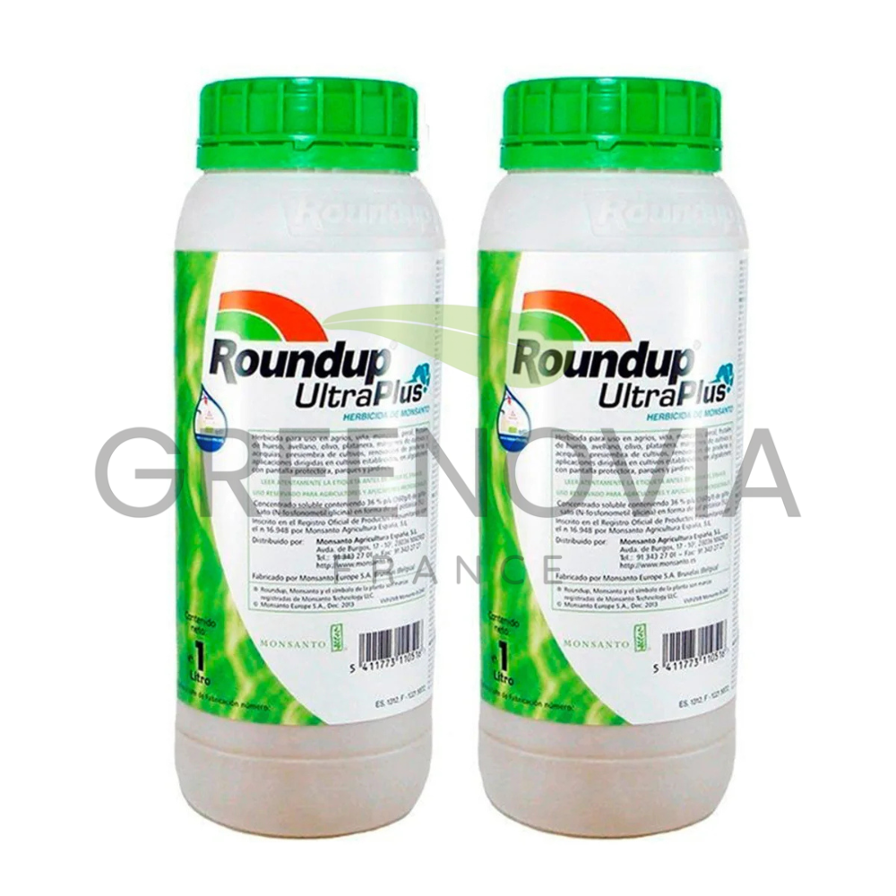 ROUNDUP UltraPlus Pack 2×1L – Solution Concentrée pour Espaces Extérieurs