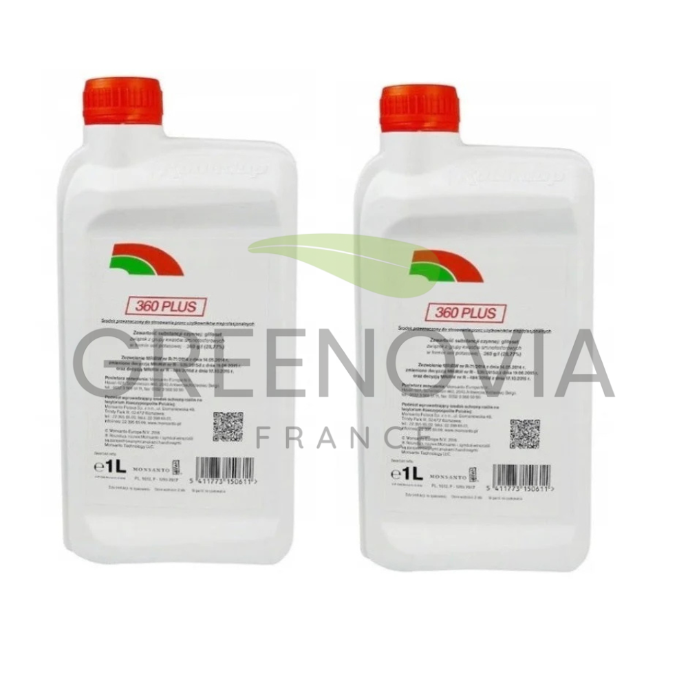 ROUNDUP® 360 Plus 2L - Désherbant Polyvalent Jardin et Extérieurs