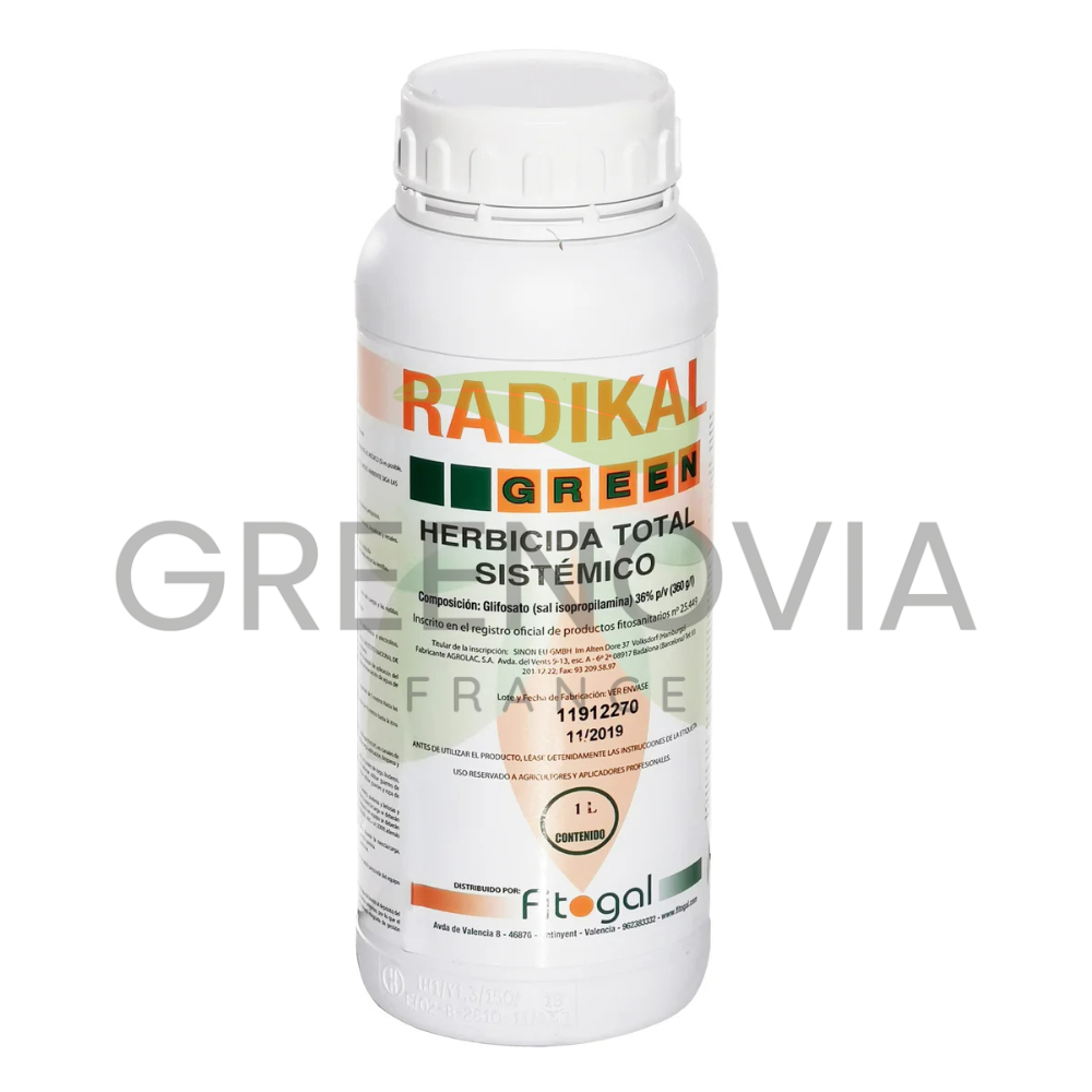 Radikal Glyphosate 360 g/L 1L – Désherbant Concentré