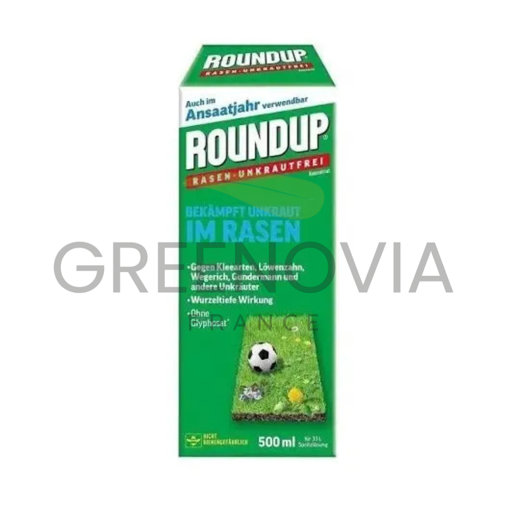 Roundup Désherbant Concentré Jardin – Herbicide sélectif sans glyphosate | 500ml
